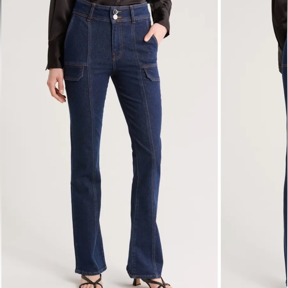 10 Crosby Derek Lam Denim - NWT 10 Crosby Derek Lam Dark Blue Flare Jeans